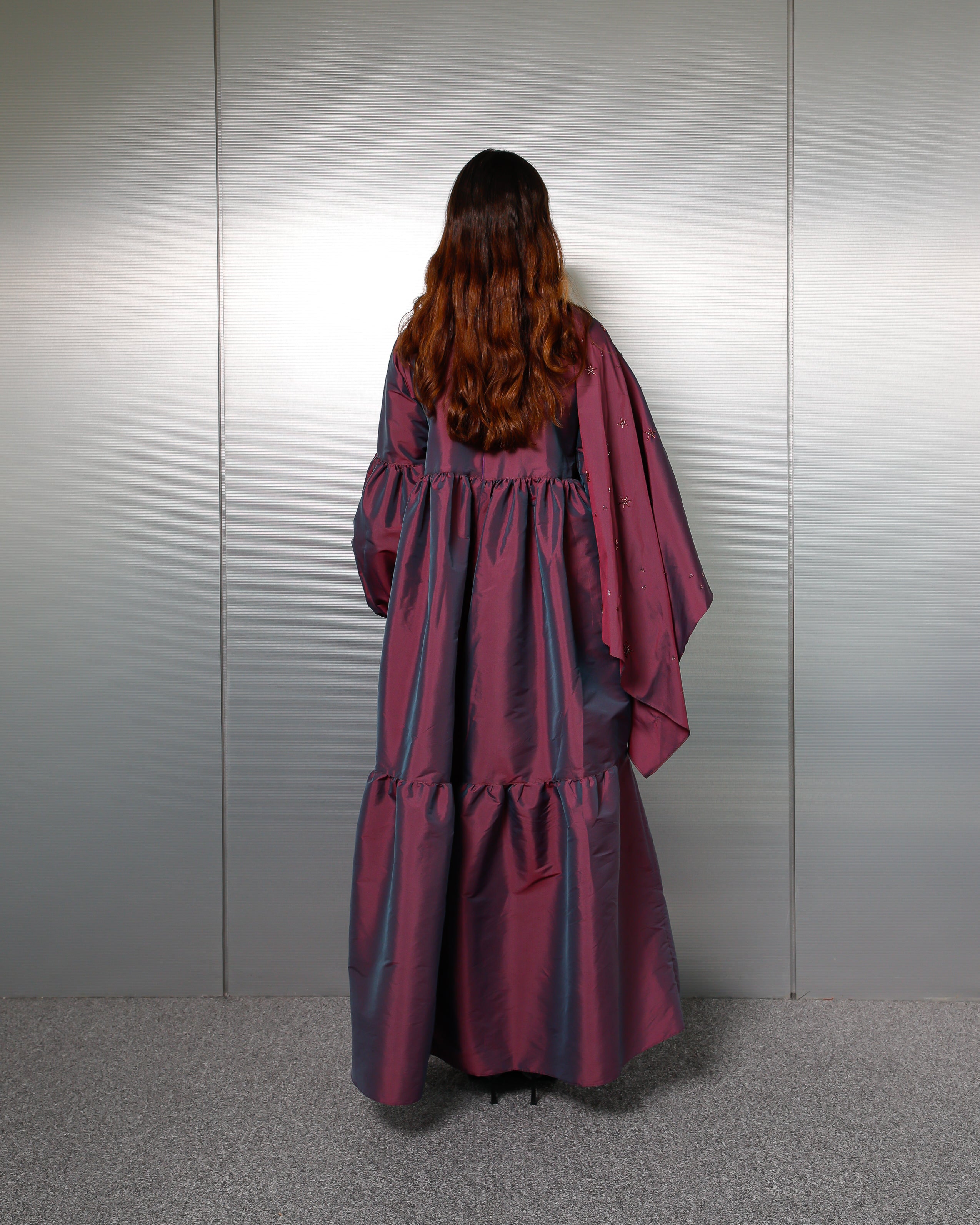 LAIL PURPLE STACK DRESS Nahid Studio