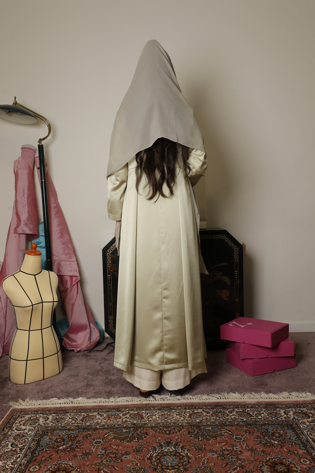 Tala in Green Abaya