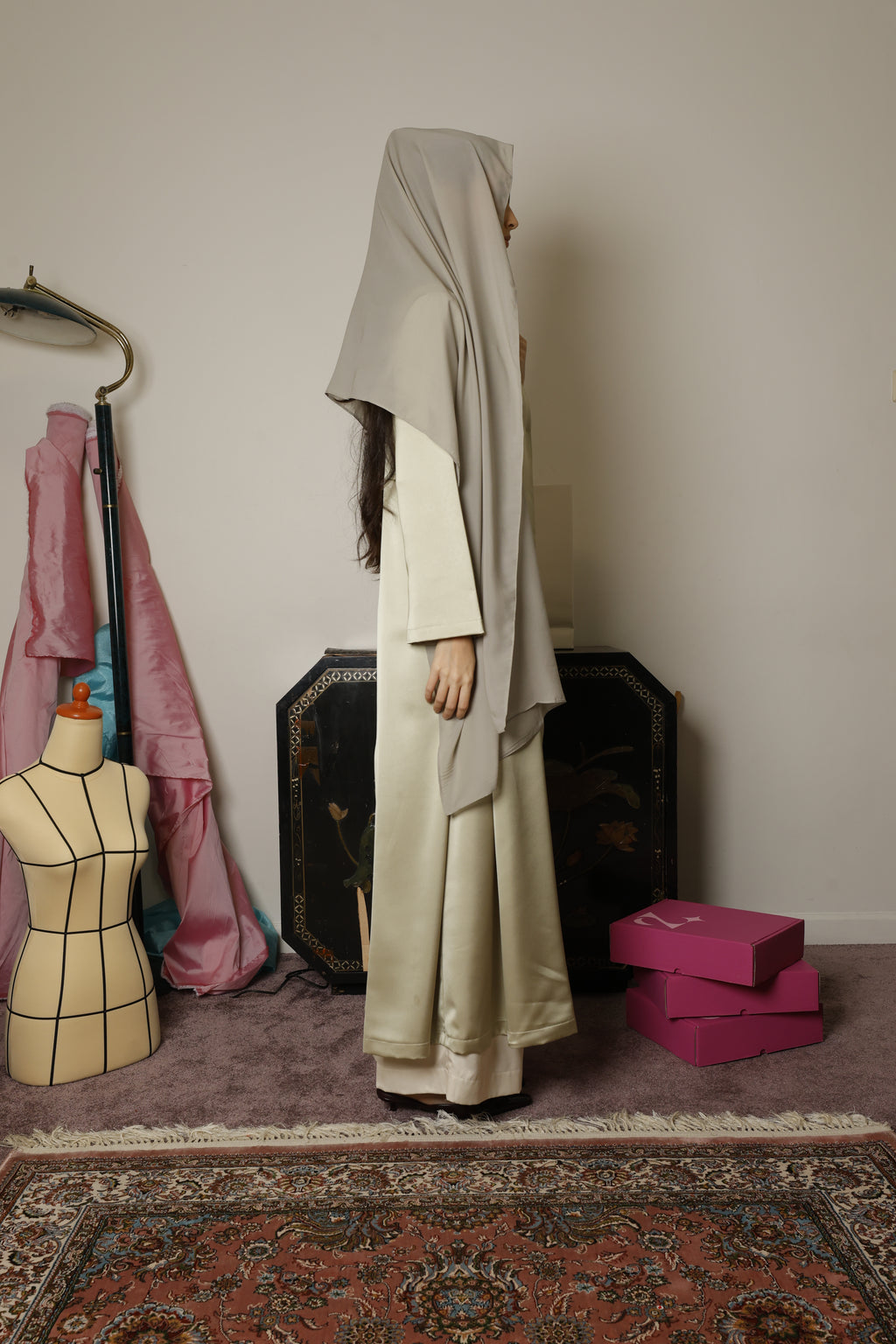 Tala in Green Abaya