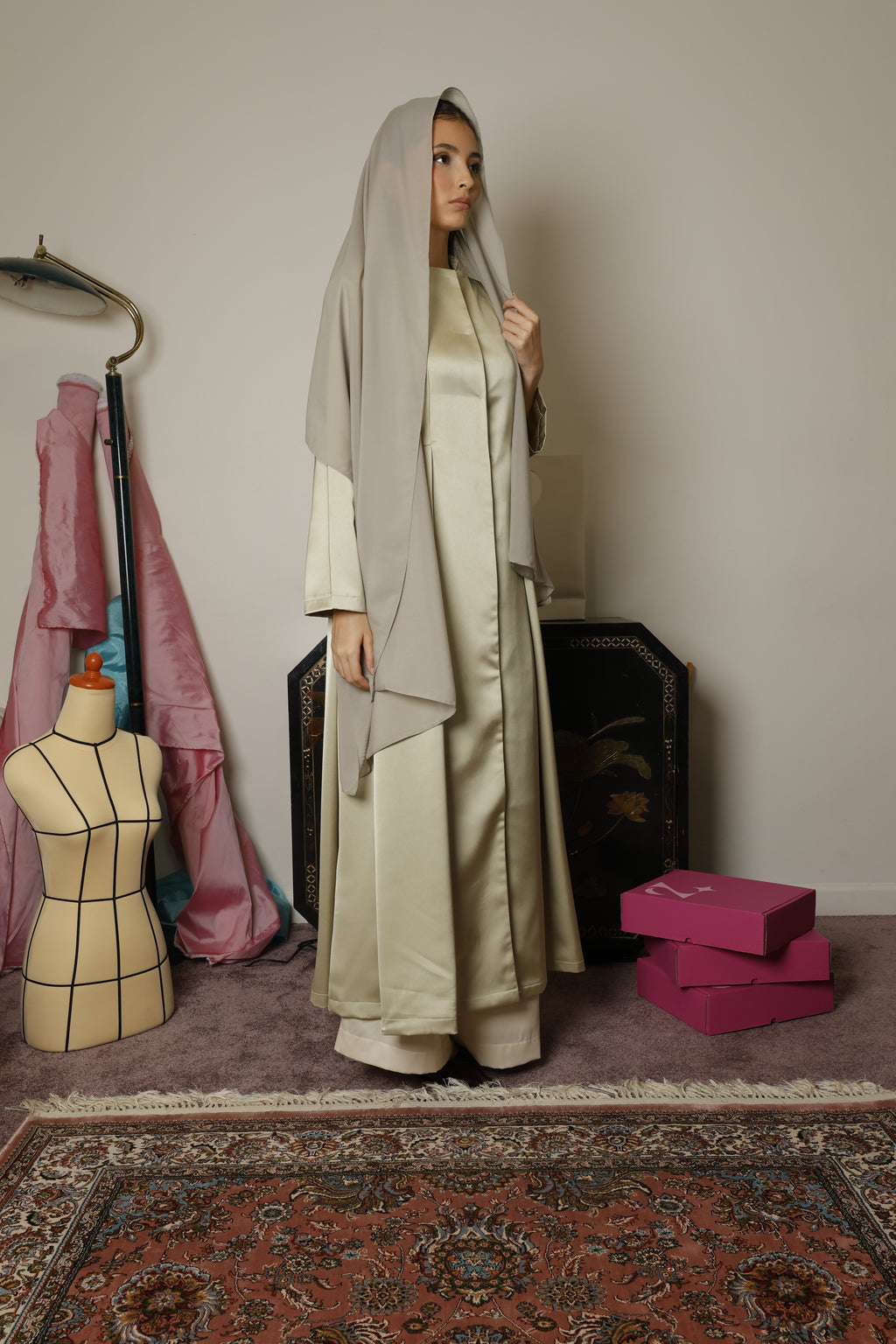 Tala in Green Abaya