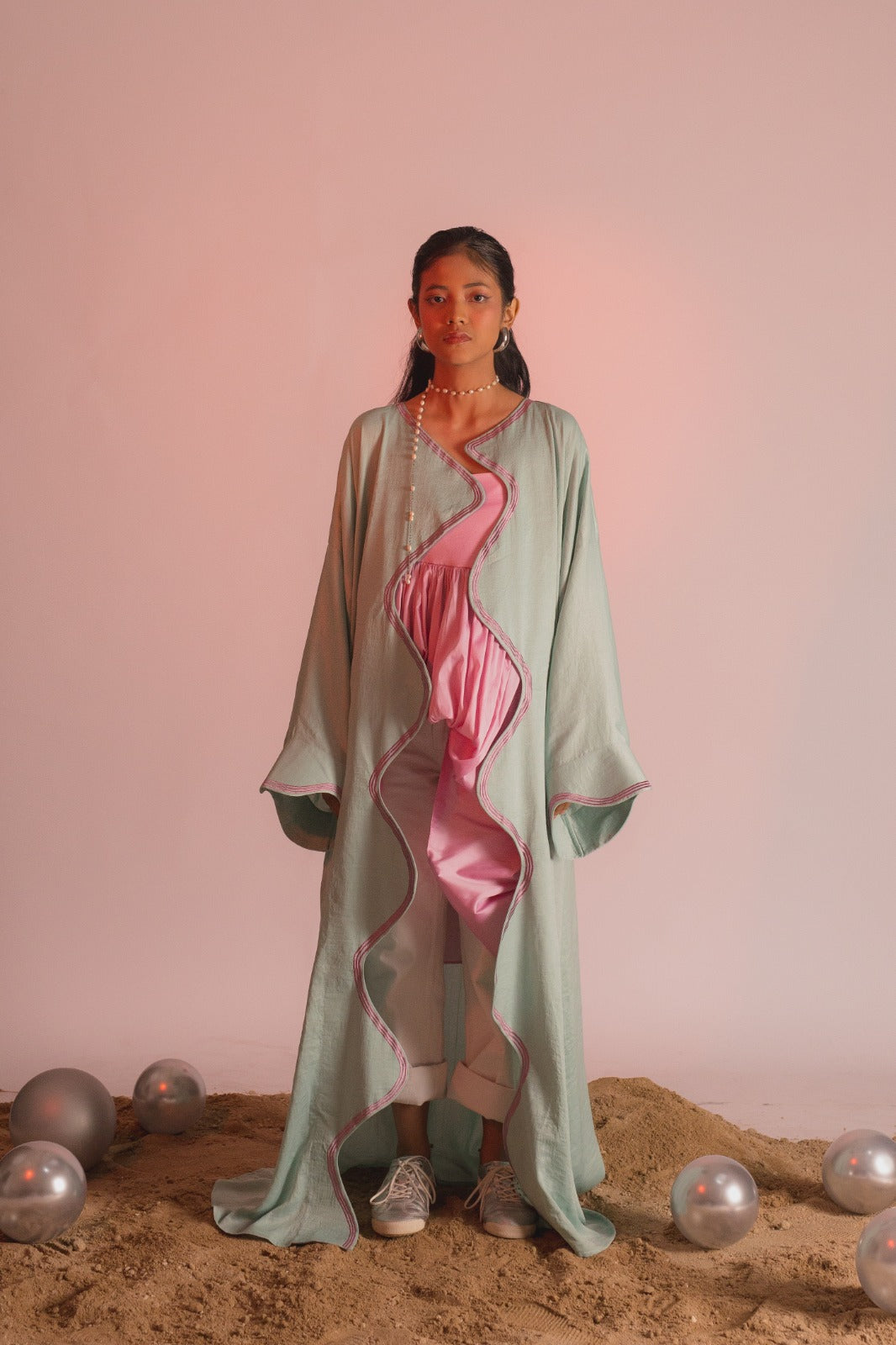 SEAFOAM ABAYA