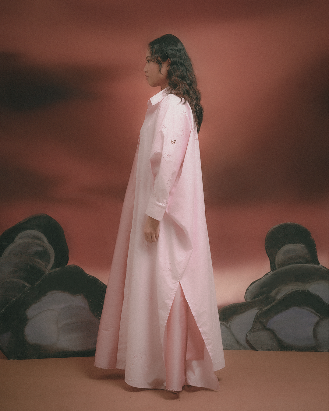 Asha Trench Pink