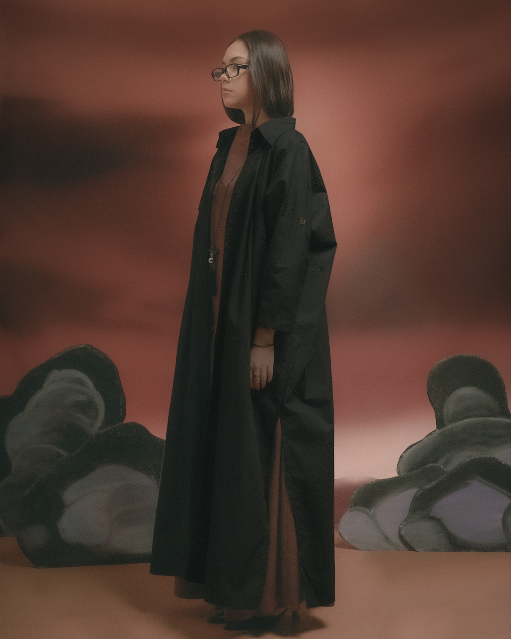Asha Trench Black