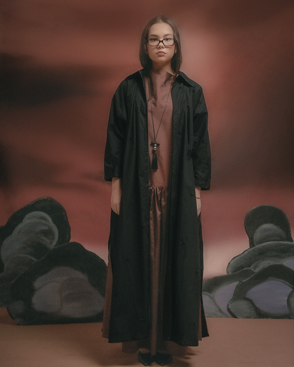Asha Trench Black