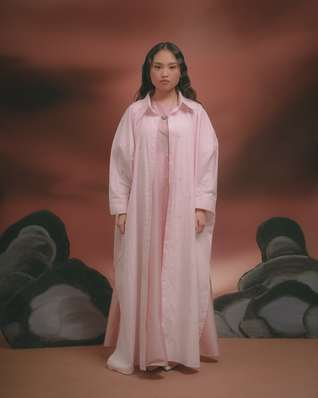 Asha Trench Pink